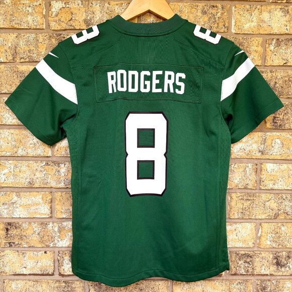 Nike Other - boys youth size M Aaron Rodgers New York Jets #8 NFL Green Nike Jersey Youth